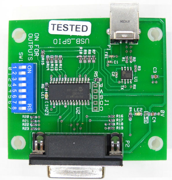 USB-DB15 GPIO Interface