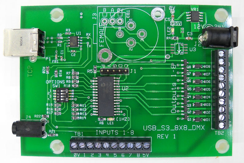 USB-S3-8x8 Interface